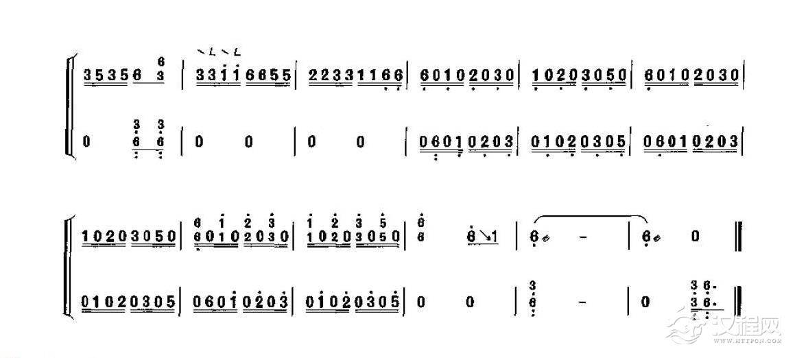 古筝考级二级乐曲《挤奶舞曲》内蒙民间乐曲