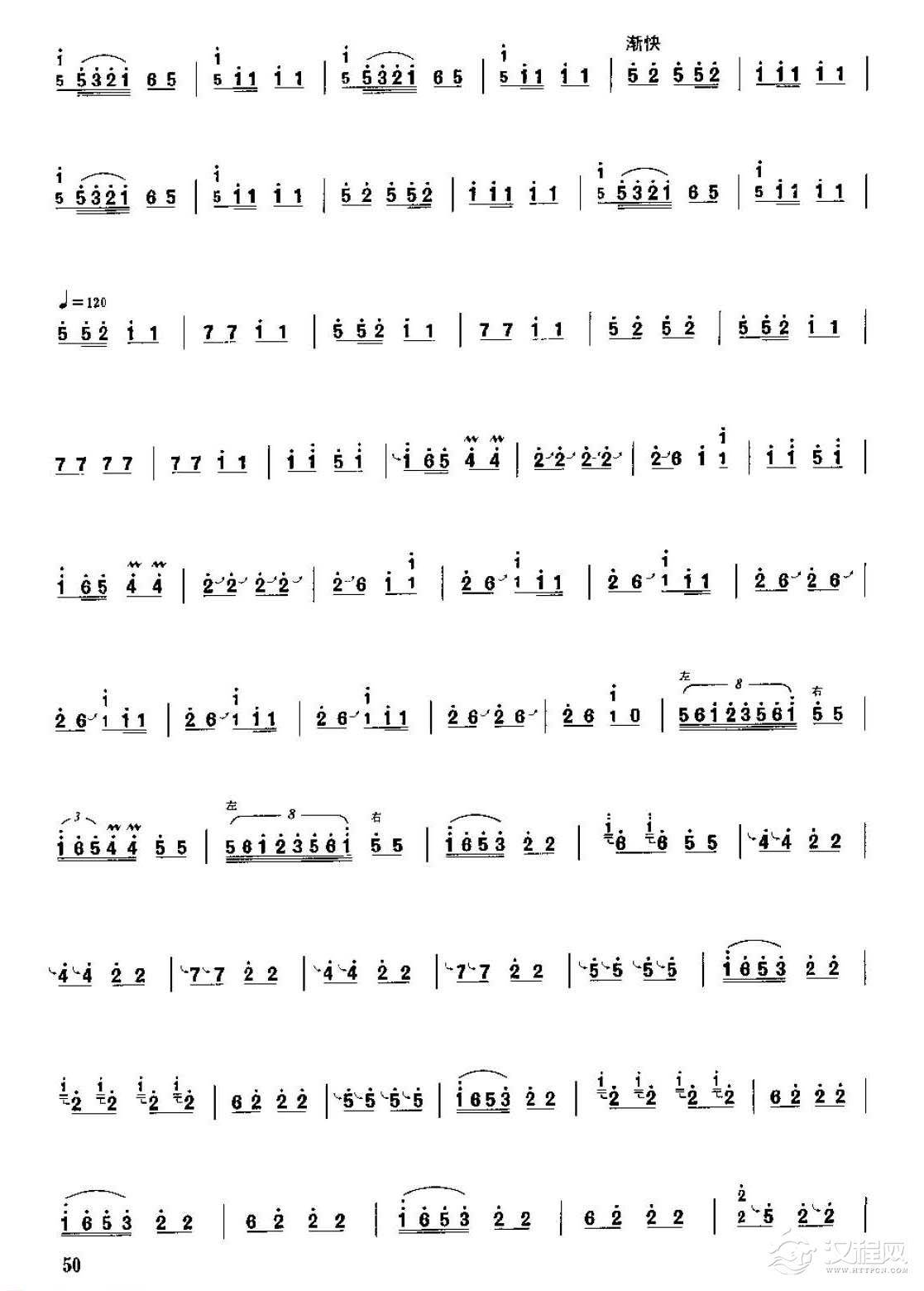 古筝考级四级乐曲《幸福渠》任清志曲