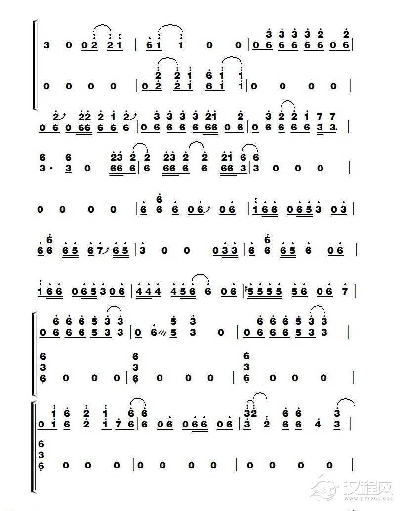 古筝乐谱[Billie Jean]简谱