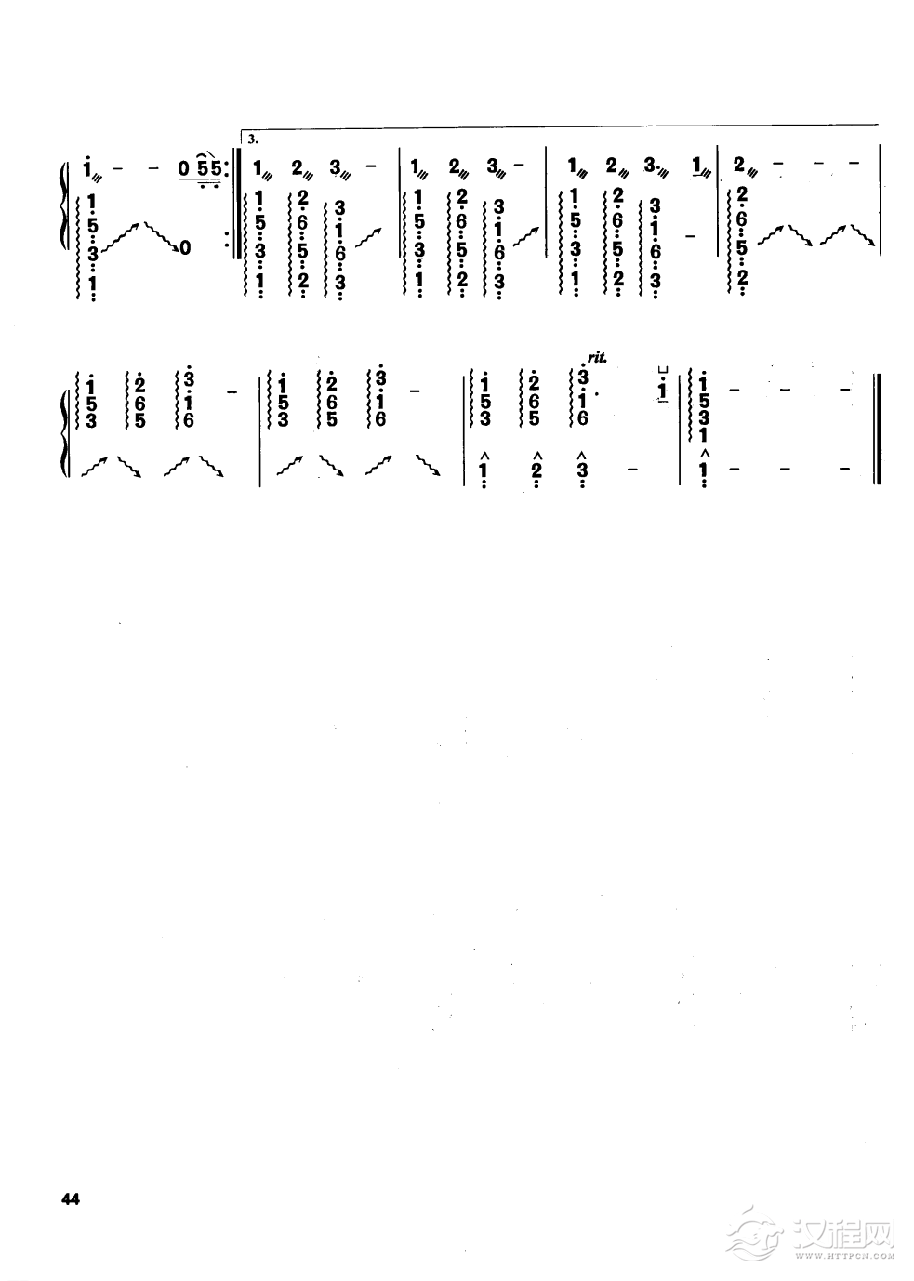 古筝流行歌曲简谱《玻璃心》齐秦 曲