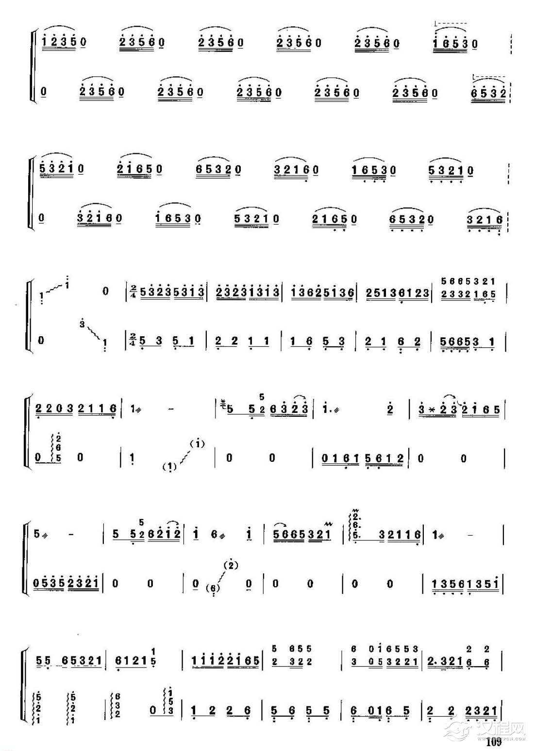 古筝考级六级乐曲《泉水清清》王酩曲 中级曲目