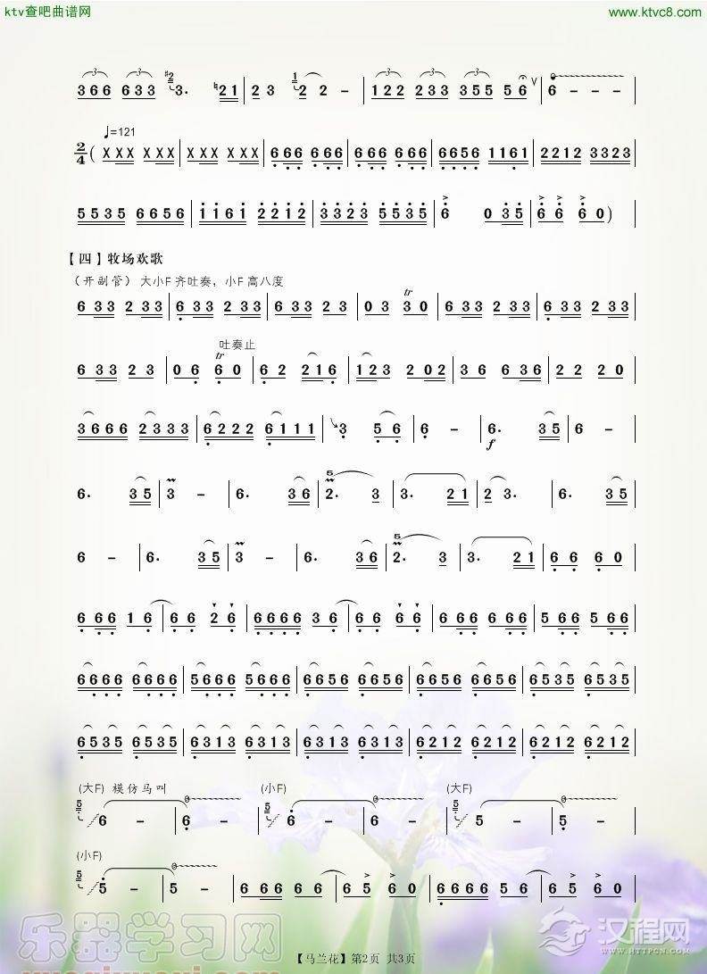 马兰花（葫芦丝叙事曲）