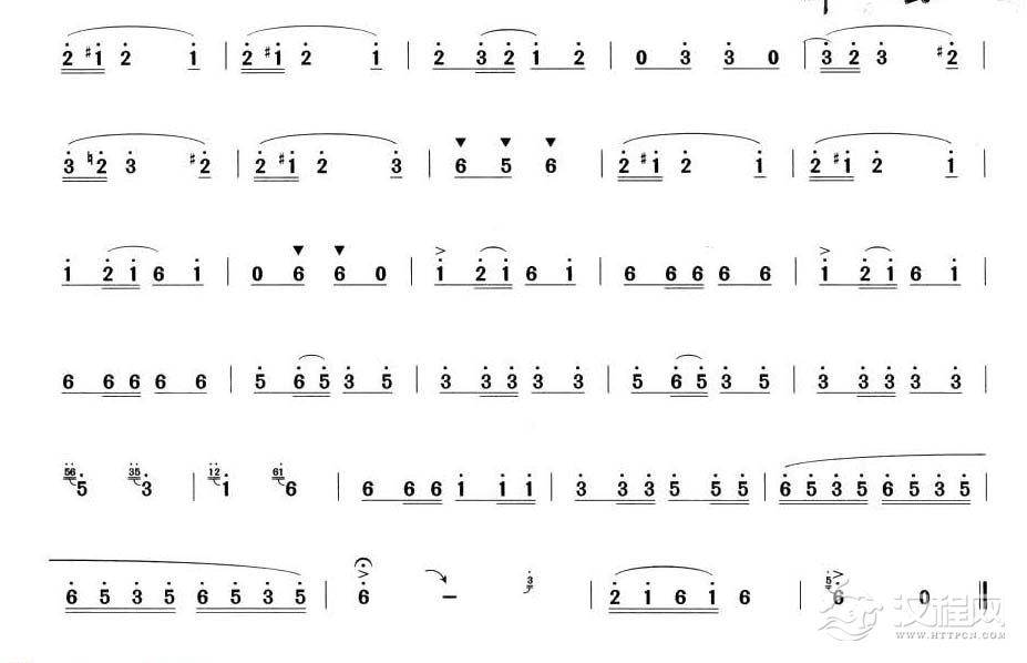 葫芦丝独奏乐曲【节日的德昂山】