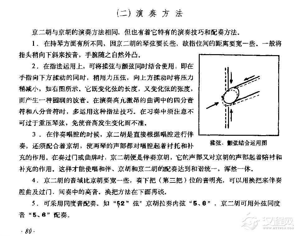 京胡演奏方法教学