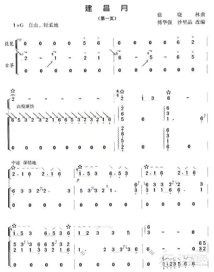 建昌月（古筝+琵琶）