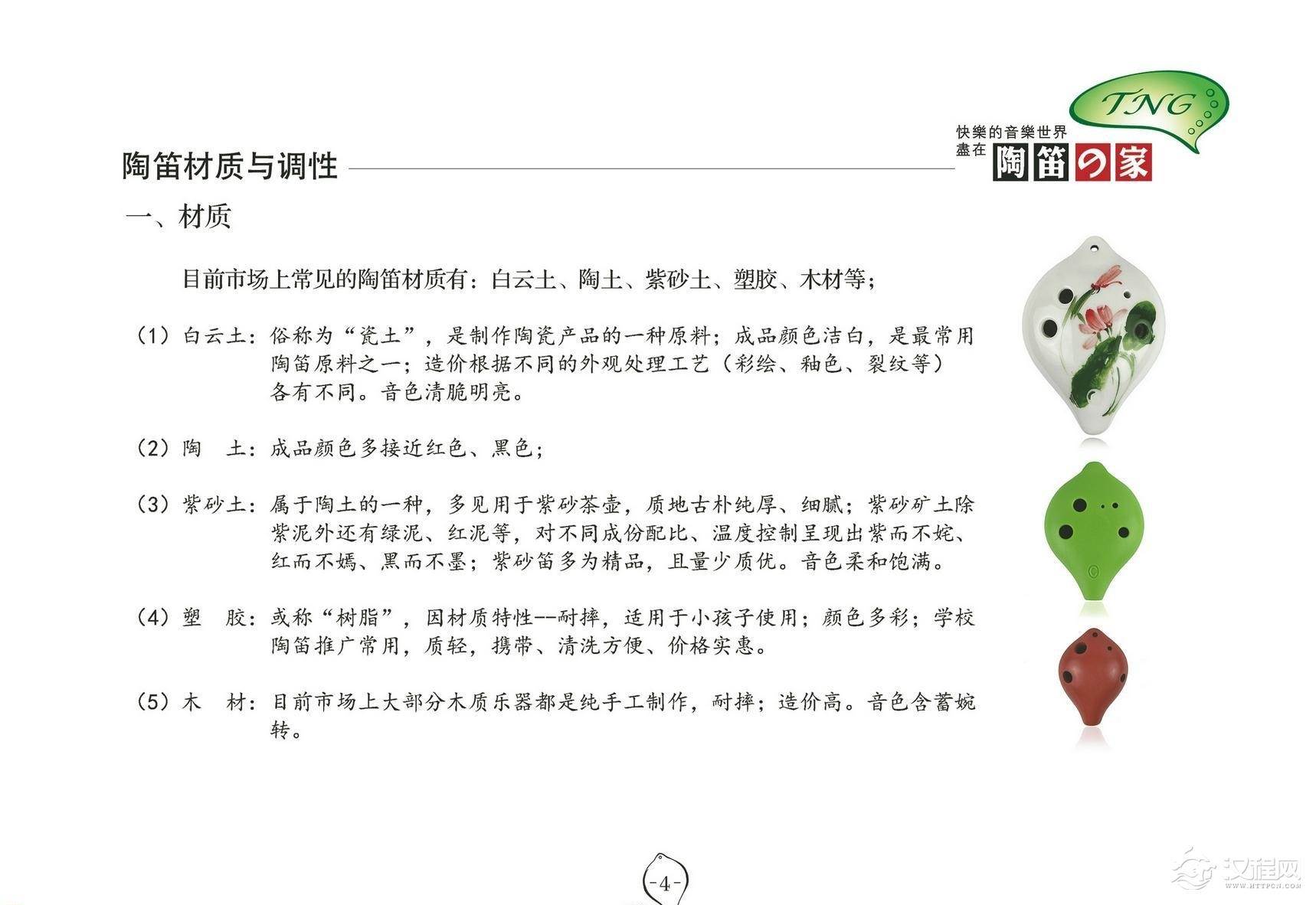 6孔陶笛基础知识与结构