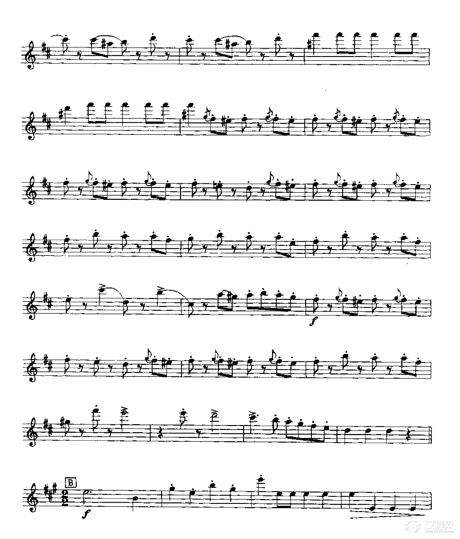 五线谱练习乐曲精选《拉德茨墓进行曲》2