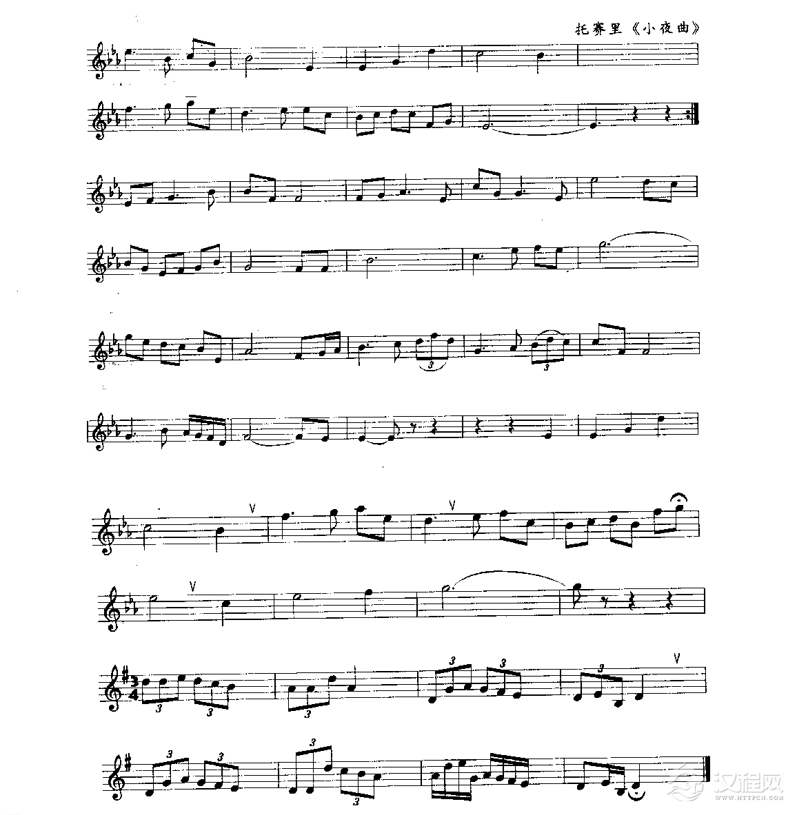 五线谱视唱教学《连音练习》