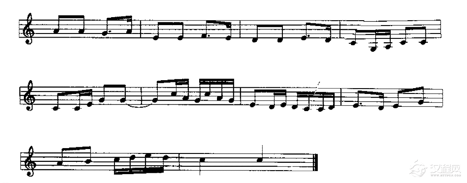 五线谱练习乐曲精选《步步高》3