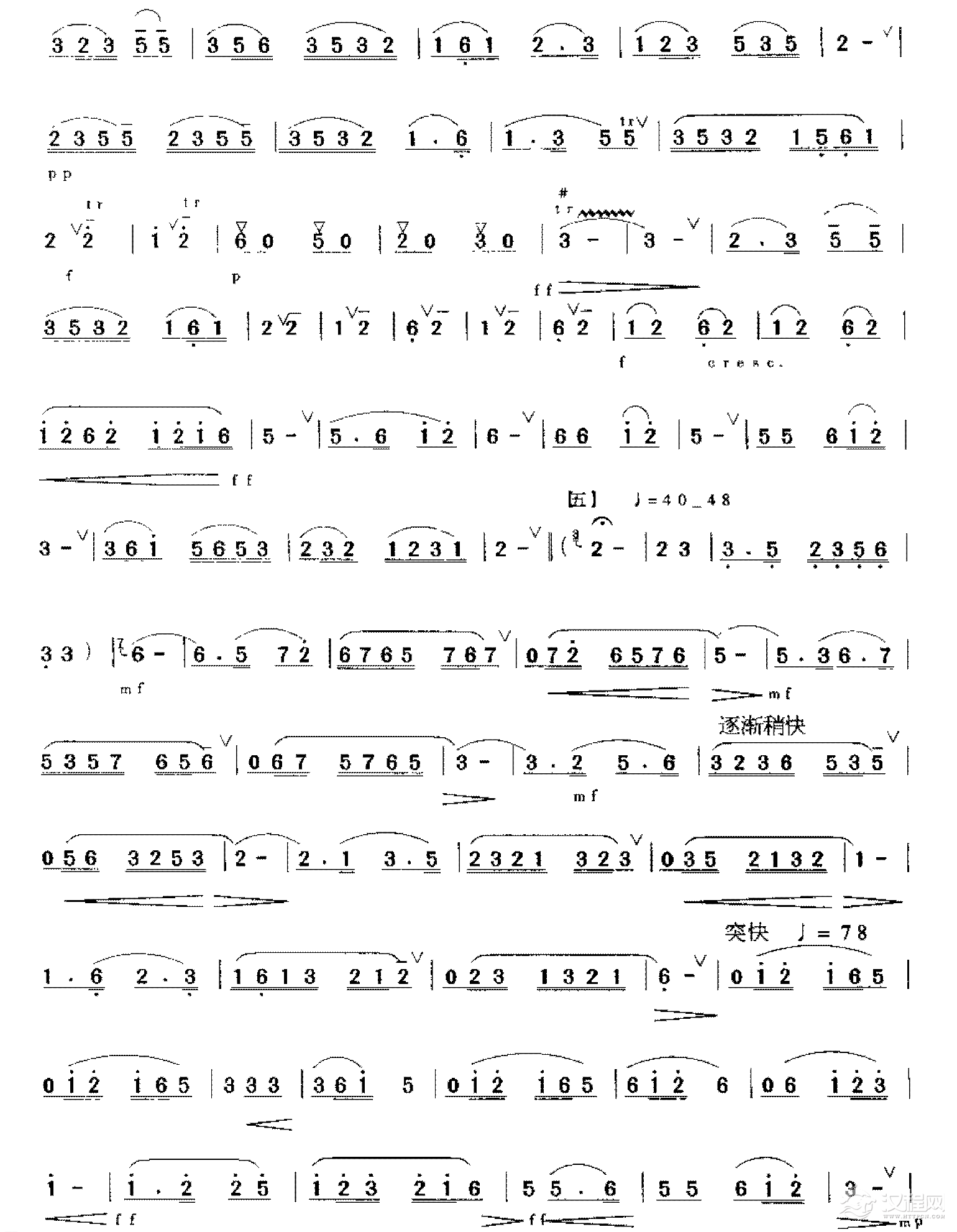 音乐会演奏曲目《春江花月夜》3