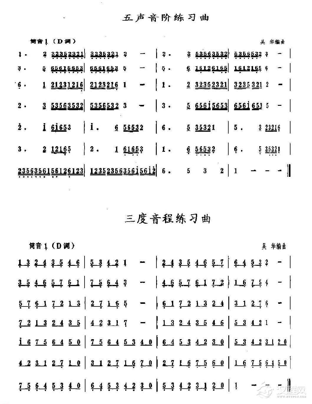 洞箫筒音1的指法2