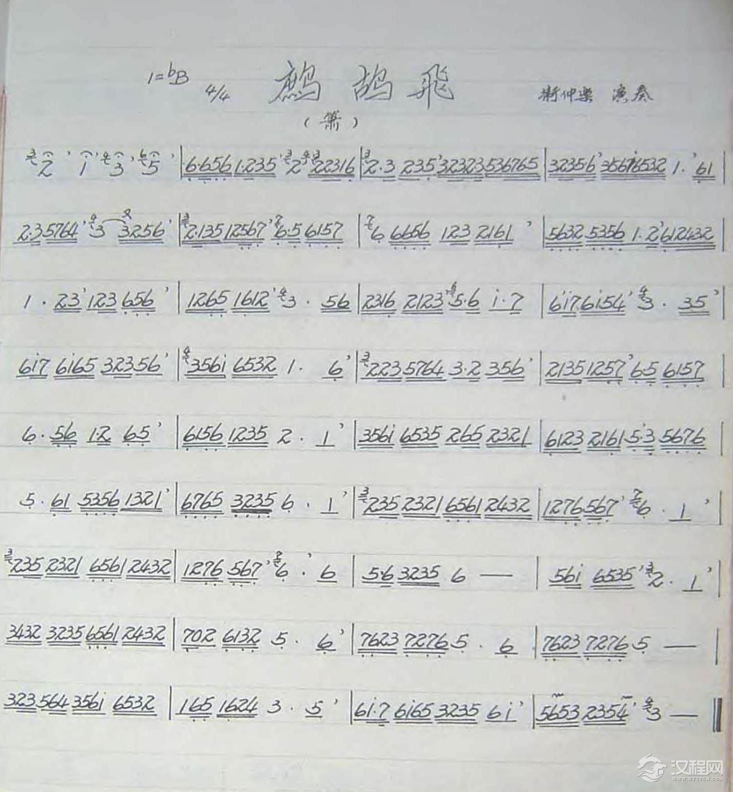 好听的洞箫乐曲选《鹧鸪飞》