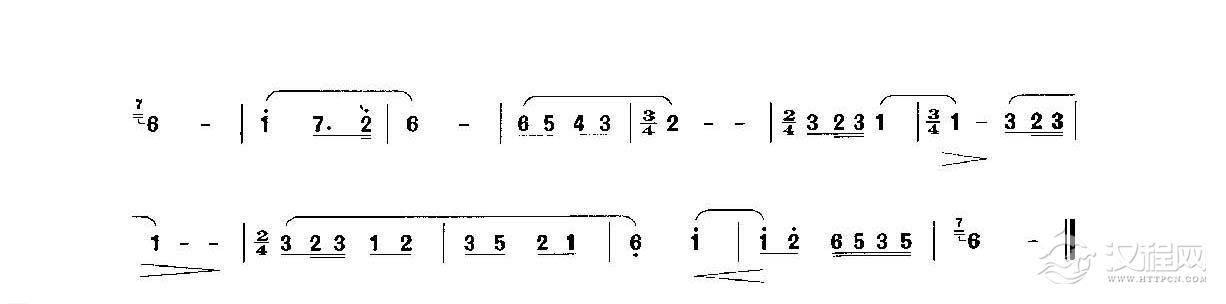 王铁锤洞箫乐曲谱《小良舟》