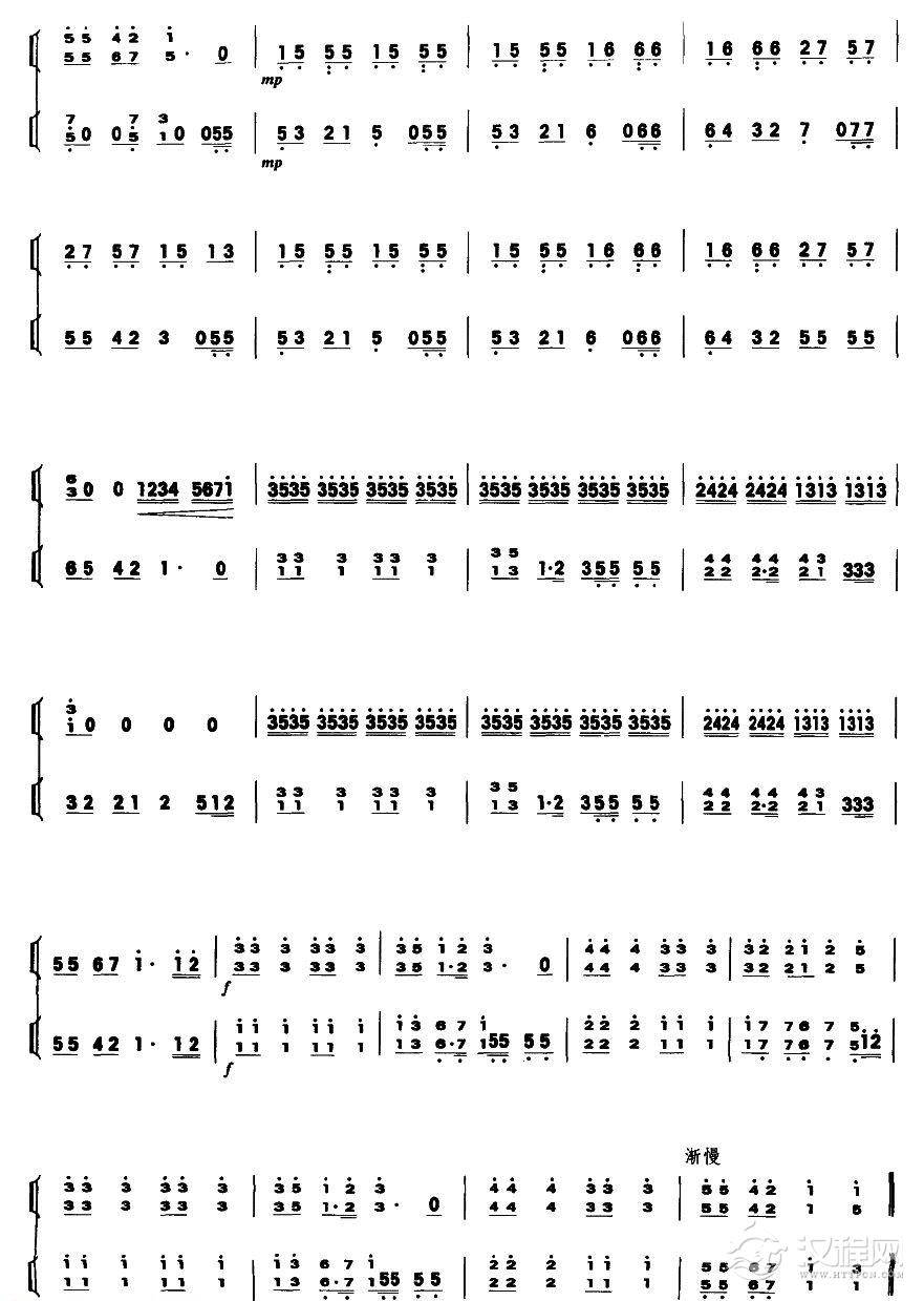 铃儿响叮当（扬琴二重奏）