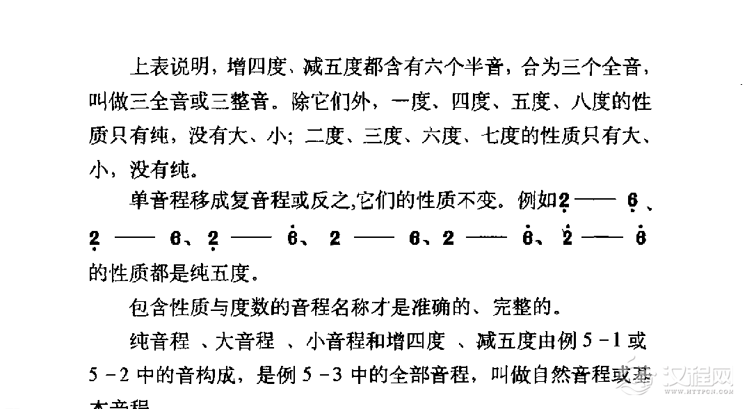 音程《音程的性质》