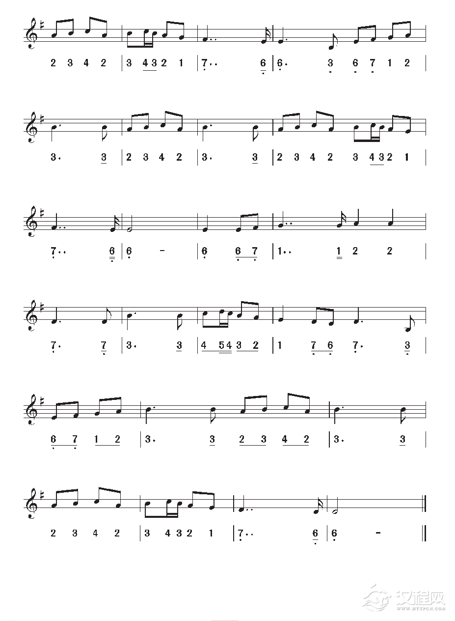 《视唱》二声部视唱与复附点练习