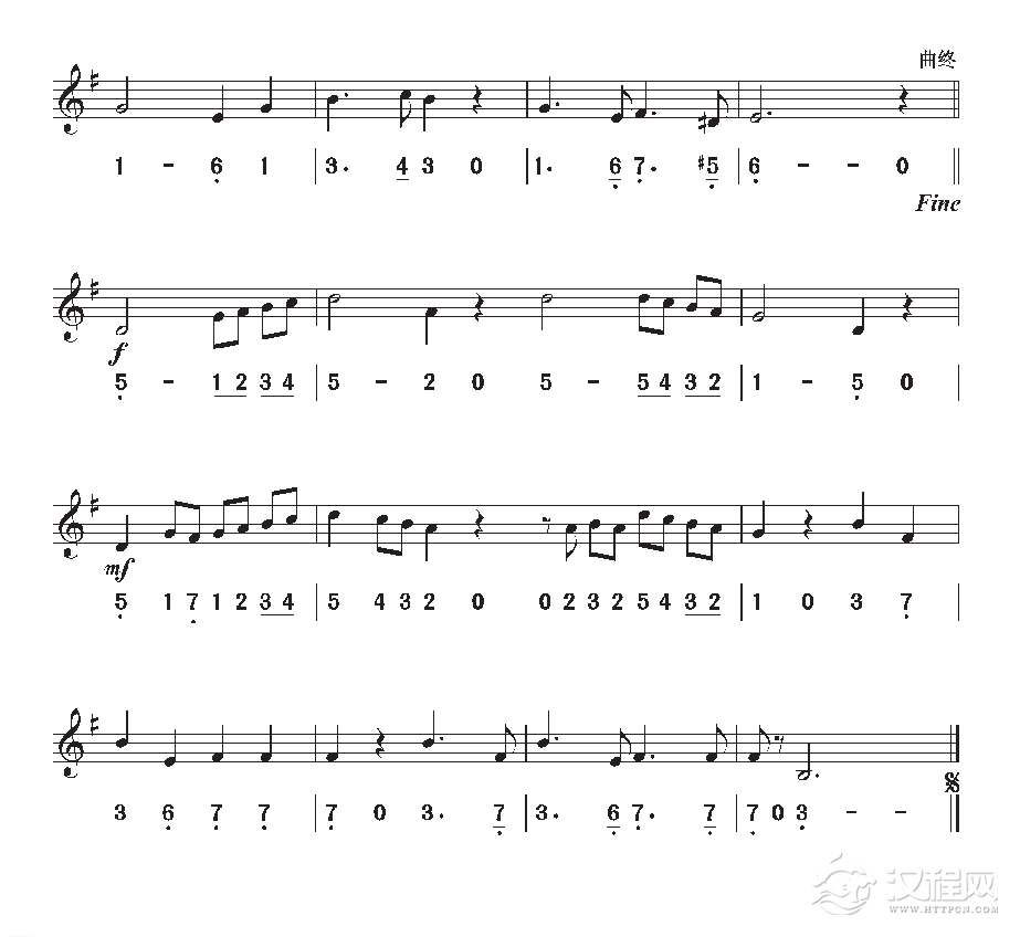 《视唱》二声部视唱