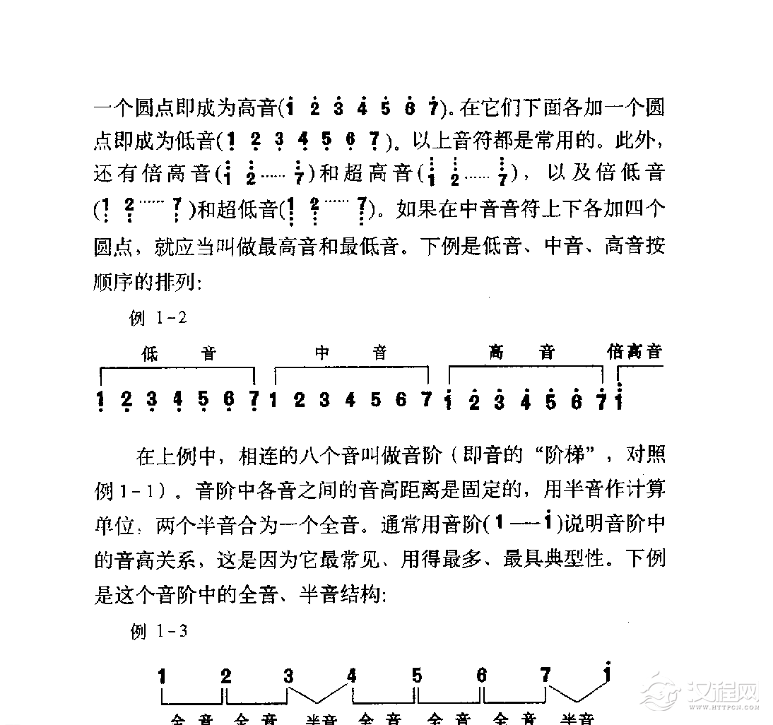 音符《乐音的高低与音阶》