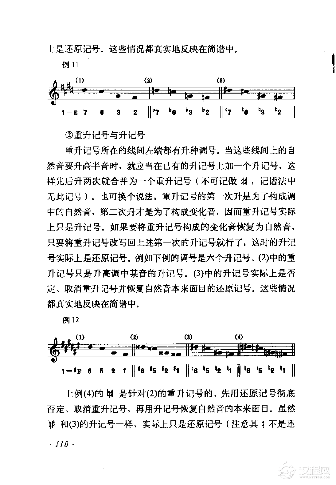 临时记号《升种调号与临时记号》