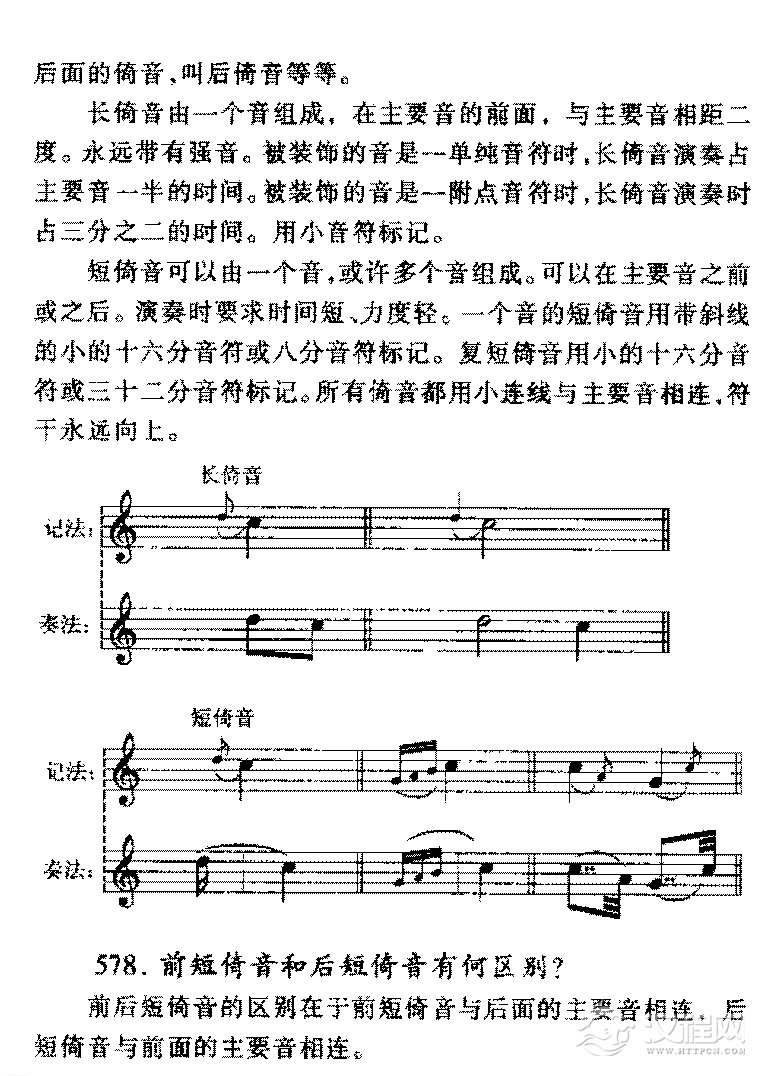 记谱法中常用记号知识解答