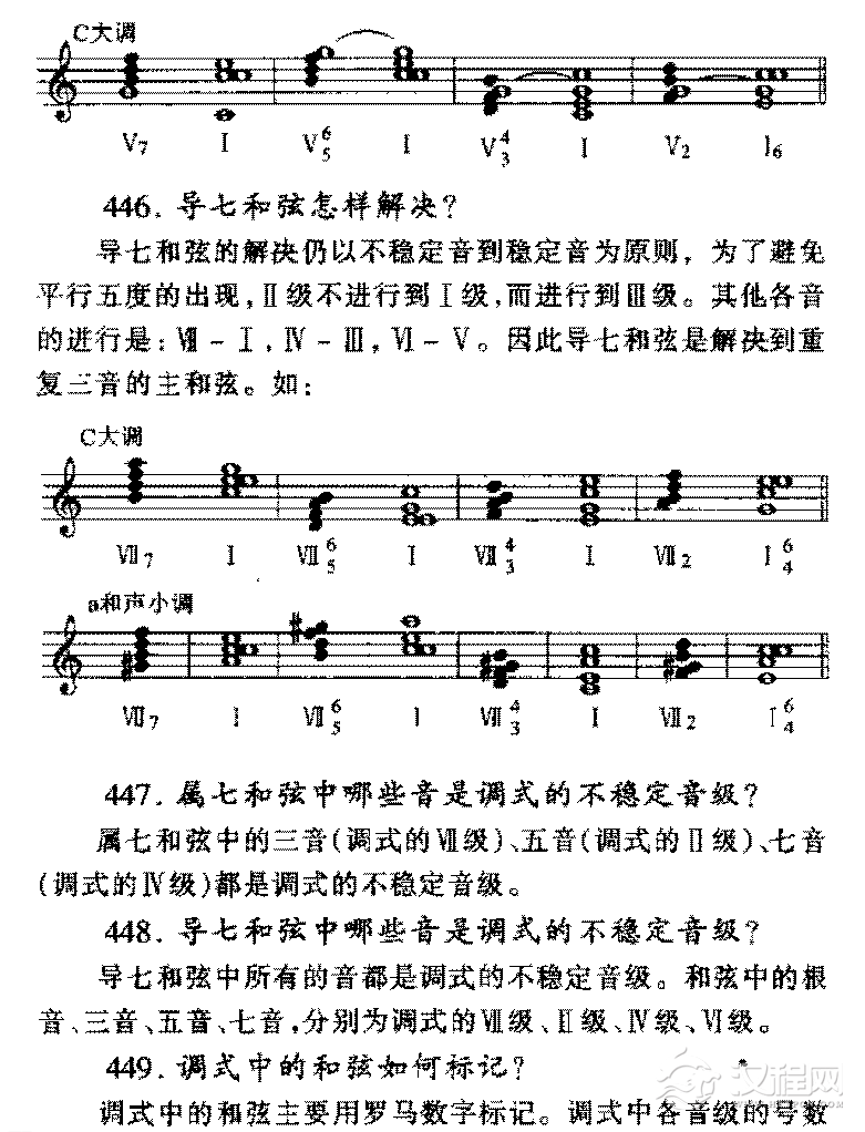 调式中的音程及和弦知识