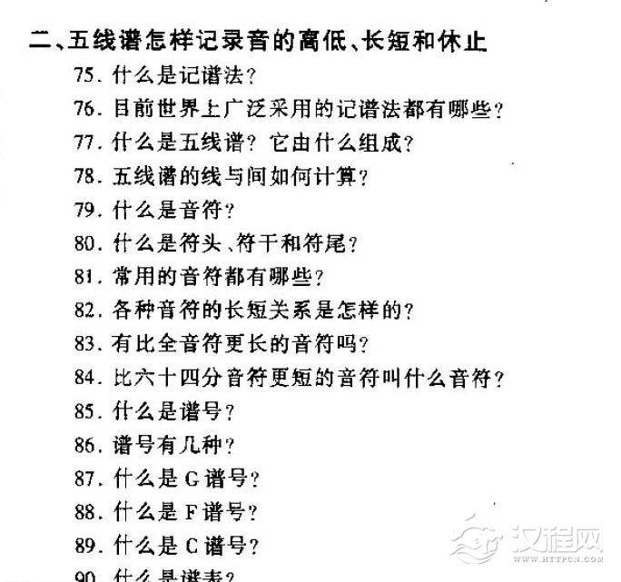 五线谱怎样记录音的高低、长短和休止常见问题大全
