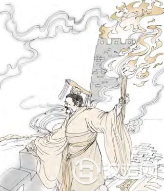 丰卦第六爻，爻辞：上六：车其屋，蔀其家，窥
