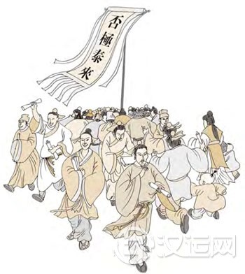 否卦第六爻，爻辞：上九：倾否；先否后喜。