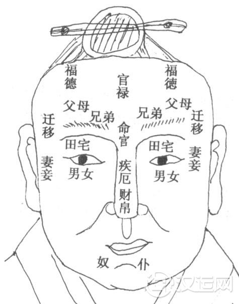 面相十二宫图解
