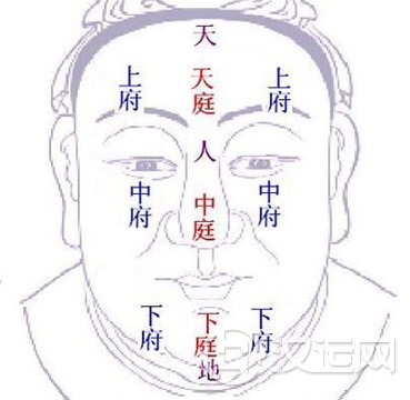 面相学：三停六府总论