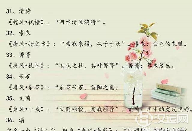 小宝宝起名，诗经楚辞经典起名